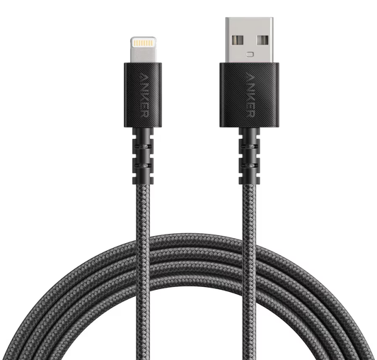 Dátový a nabíjací kábel USB-A - Lightning Anker Powerline Select+, 18W, 1.8m, Čierny A8013H12