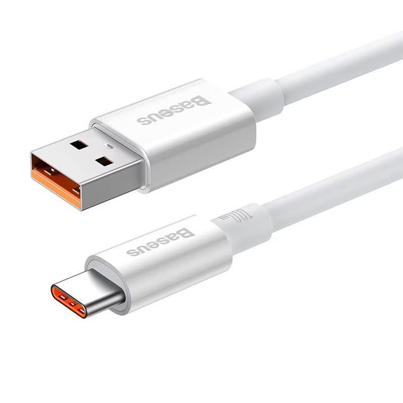 Dátový a nabíjací kábel USB-A - USB-C Baseus Superior Series, 100W, 1m, Biela P10320102214-01