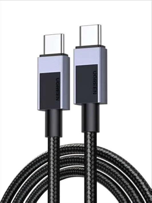 Dátový a nabíjací kábel USB-C - USB-C UGREEN L512, 100W, 2m, Sivý