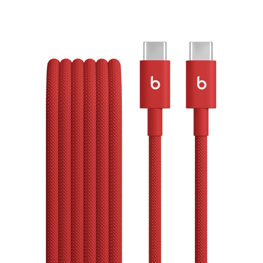 Dátový a nabíjací kábel USB-C - USB-C Beats, 1,5 m, červený MDGF4ZM/A