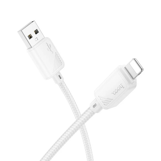 Dátový a nabíjací kábel USB-A - Lightning HOCO X113, 18W, 1m, biely