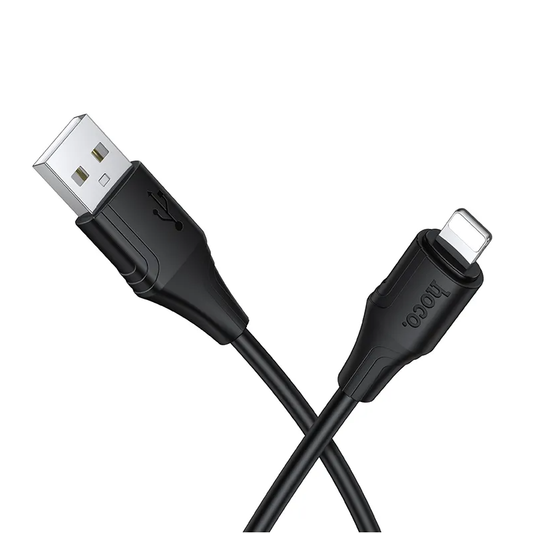 Dátový a nabíjací kábel USB-A - Lightning HOCO X124, 18W, 1m, čierny