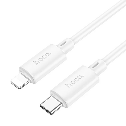 Dátový a nabíjací kábel USB-C - Lightning HOCO X88, 20W, 1m, biely
