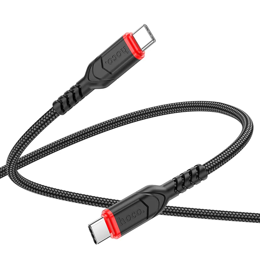 Dátový a nabíjací kábel USB-C - USB-C HOCO X59 Victory, 60W, 3m, čierny