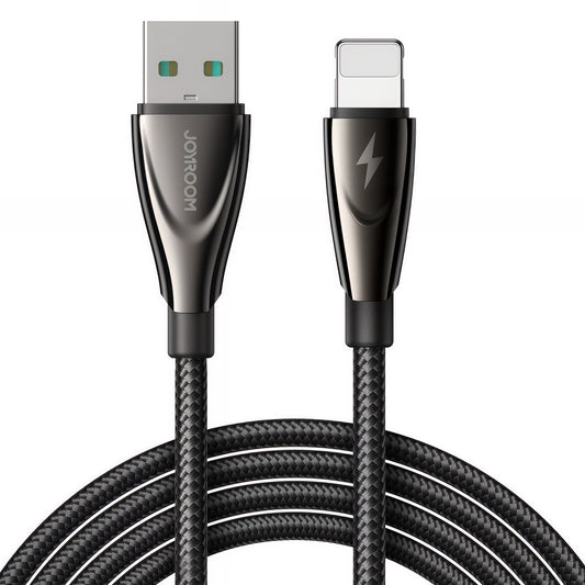 Dátový a nabíjací kábel USB-A - Lightning Joyroom SA31-AL3, 18W, 1,2 m, čierny