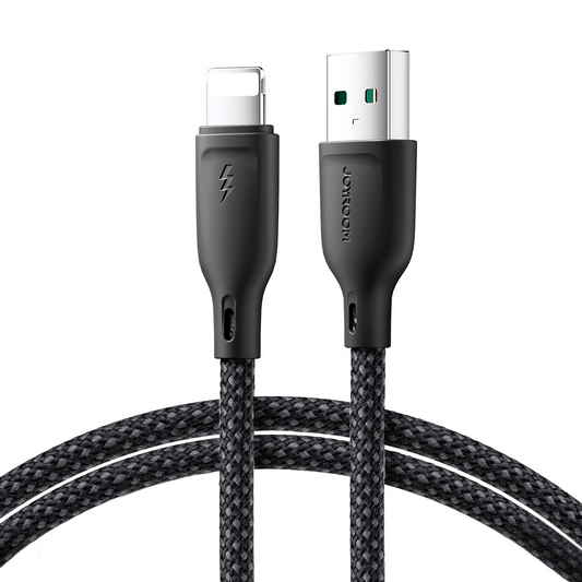 Dátový a nabíjací kábel USB-A - Lightning Joyroom S-A34, 18W, 1m, čierny
