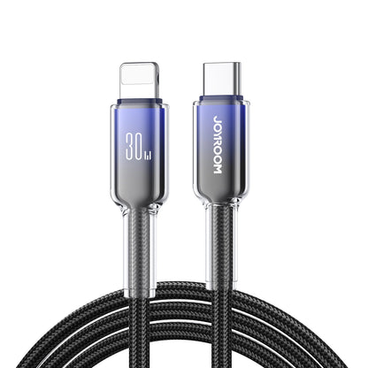 Dátový a nabíjací kábel USB-C - Lightning Joyroom S-A42, 30W, 1,2 m, čierny