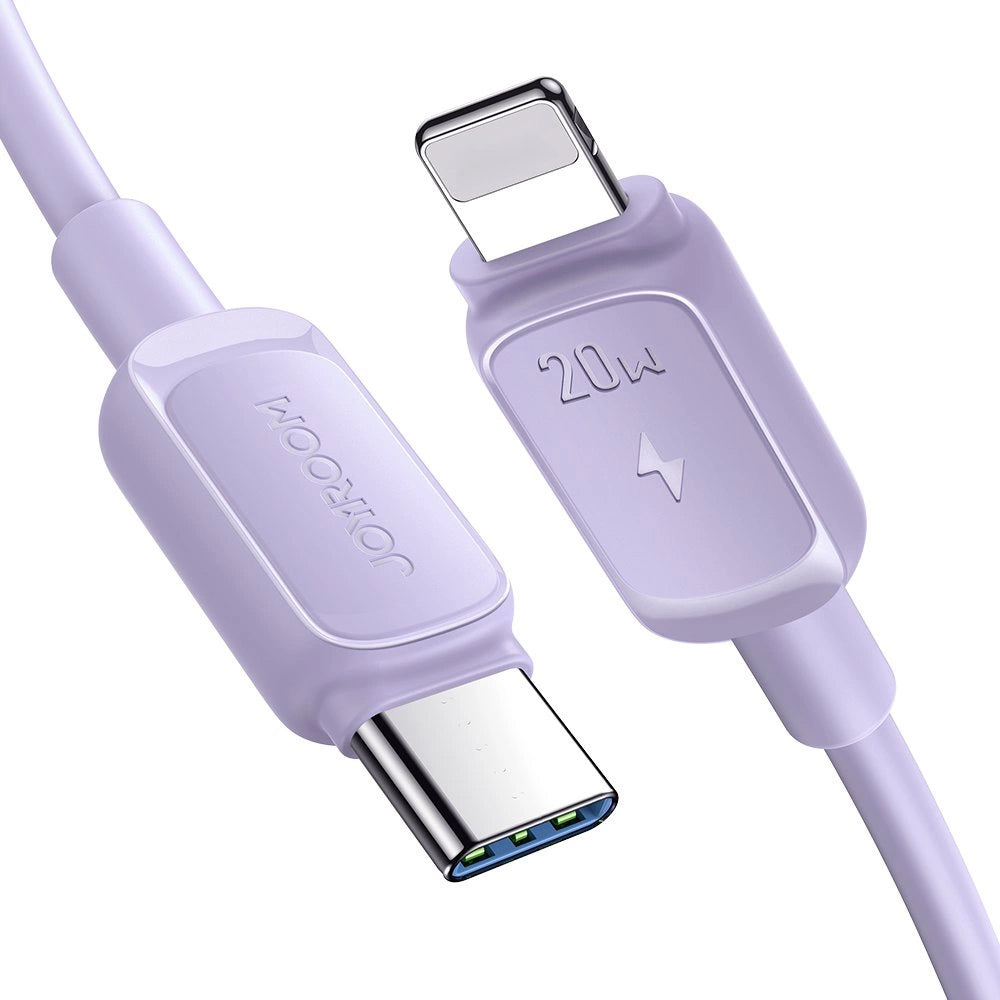 Dátový a nabíjací kábel USB-C - Lightning Joyroom S-A14, 20W, 1,2 m, fialový
