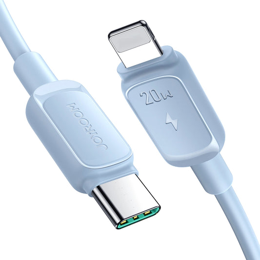 Dátový a nabíjací kábel USB-C - Lightning Joyroom S-A14, 20W, 1,2 m, modrý
