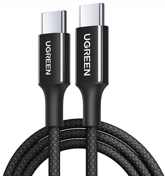 Dátový a nabíjací kábel USB-C - USB-C UGREEN L502, 100W, 2m, čierny
