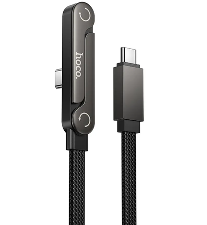 Dátový a nabíjací kábel USB-C - USB-C HOCO U150 Exquisite, 60W, 1,2m, čierny