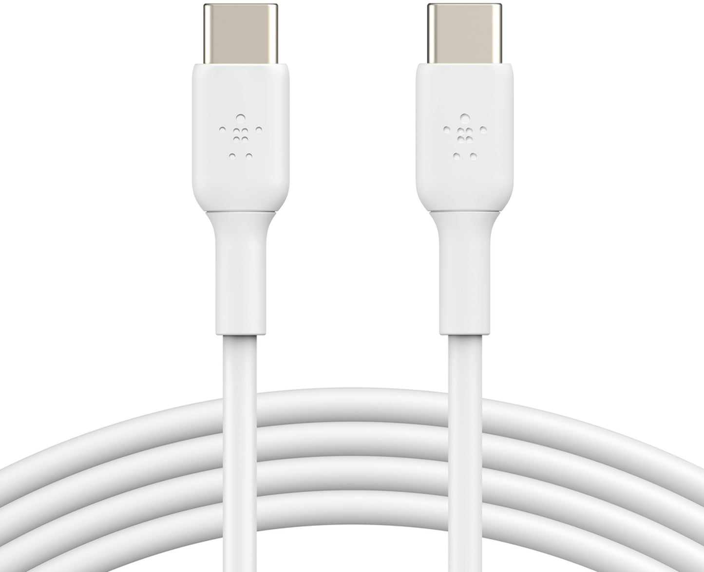 Dátový a nabíjací kábel USB-C - USB-C Belkin BoostCharge, 60W, 1m, biely CAB003bt1MWH