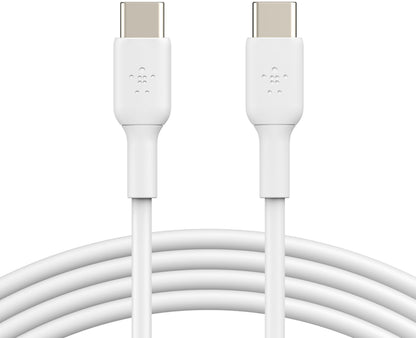 Dátový a nabíjací kábel USB-C - USB-C Belkin BoostCharge, 60W, 2m, biely CAB003bt2MWH