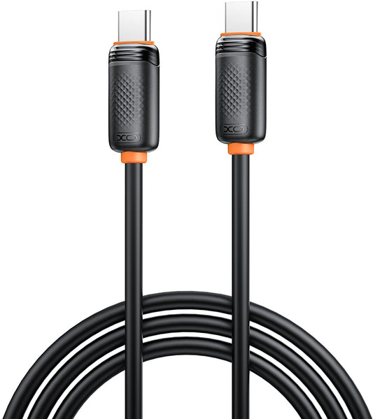 USB-C dátový a nabíjací kábel - USB-C XO Design NB-Q302B, 60W, 1m, čierny