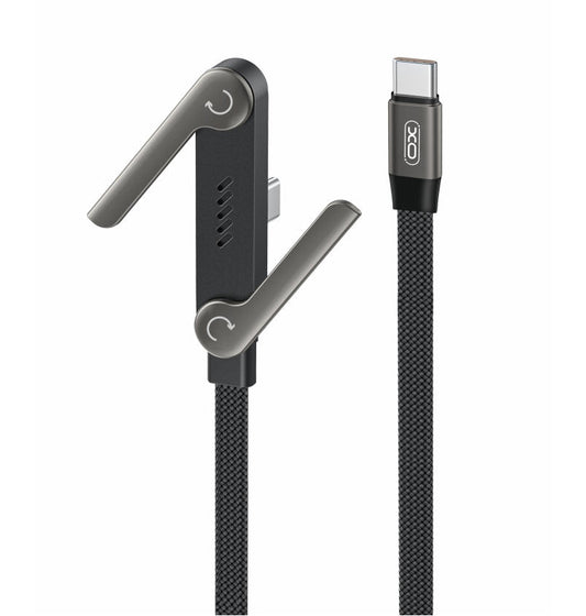 USB-C dátový a nabíjací kábel - USB-C XO Design NB-Q311, 240W, 1,5m, čierny