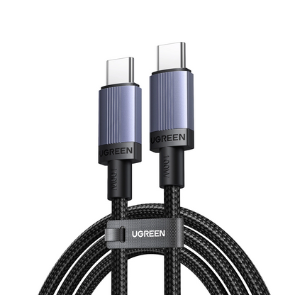 Dátový a nabíjací kábel USB-C - USB-C UGREEN, 100W, 2m, čierny