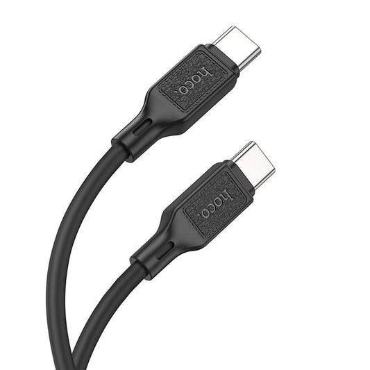 Dátový a nabíjací kábel USB-C - USB-C HOCO X90, 60W, 1m, čierny