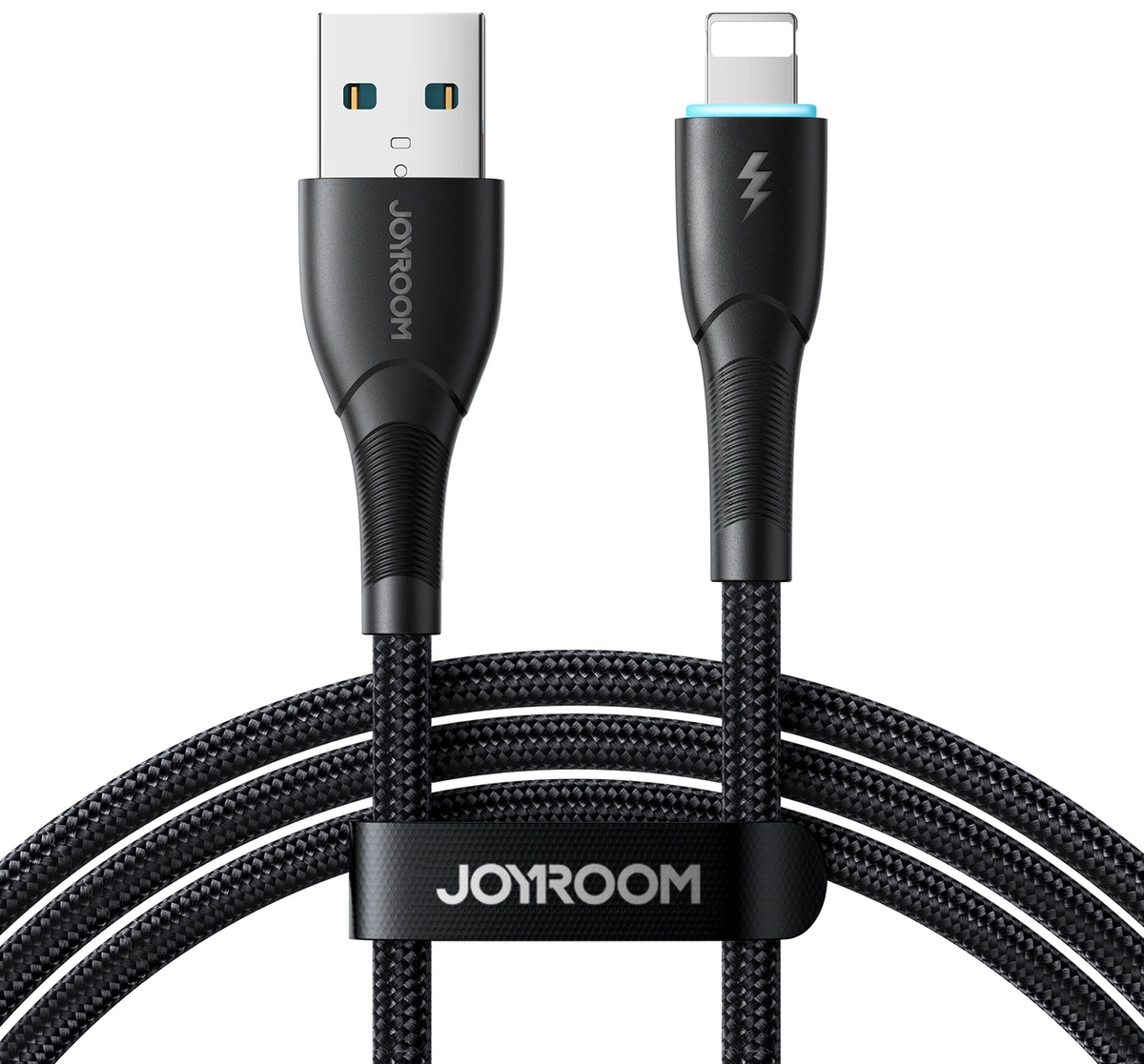 Dátový a nabíjací kábel USB-A – Lightning Joyroom SA32-AL3, 18 W, 1 m, čierny