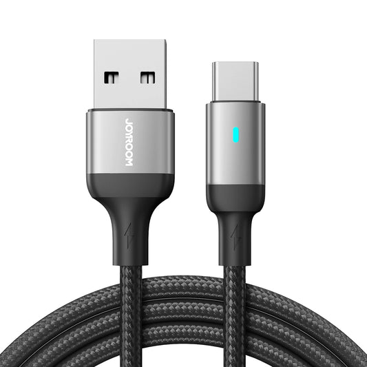 Dátový a nabíjací kábel USB-A - USB-C Joyroom A10, 18W, 1.2m, čierny