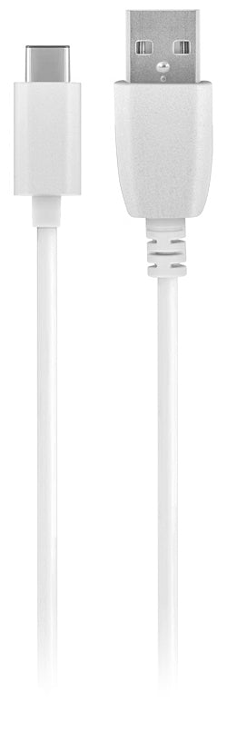 Dátový a nabíjací kábel USB-A - USB-C MaXlife, 20W, 3m, biely