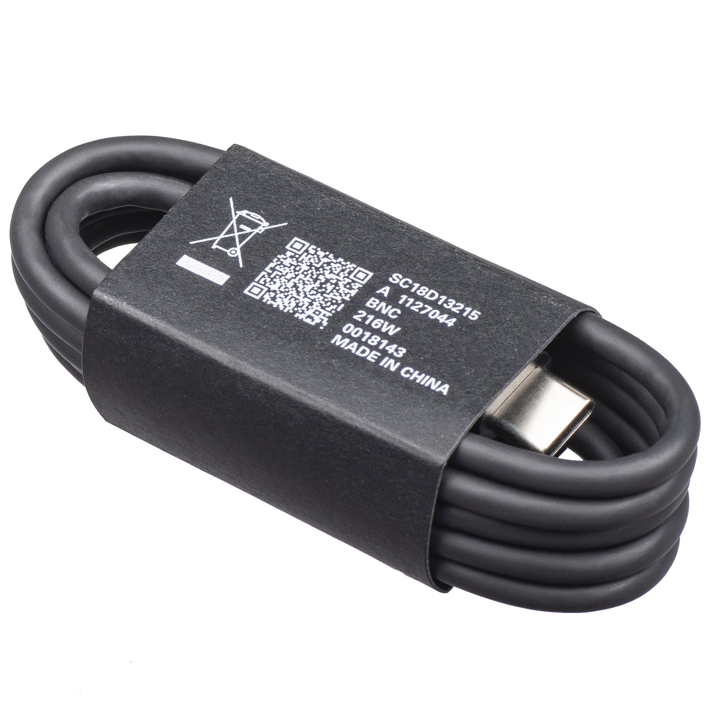 Dátový a nabíjací kábel USB-C - USB-C Motorola, 1m, čierny SC18D13215