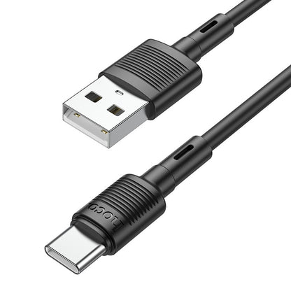 Dátový a nabíjací kábel USB-A - USB-C HOCO X83 Victory, 20W, 1m, Čierny