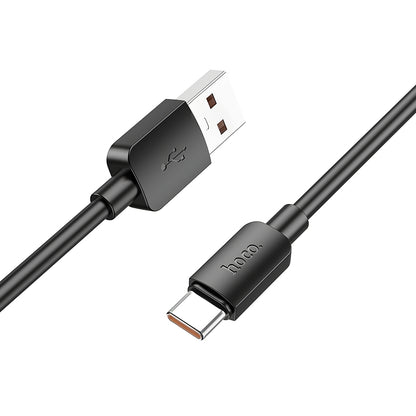 Dátový a nabíjací kábel USB-A - USB-C HOCO X96, 100 W, 1 m, čierny 
