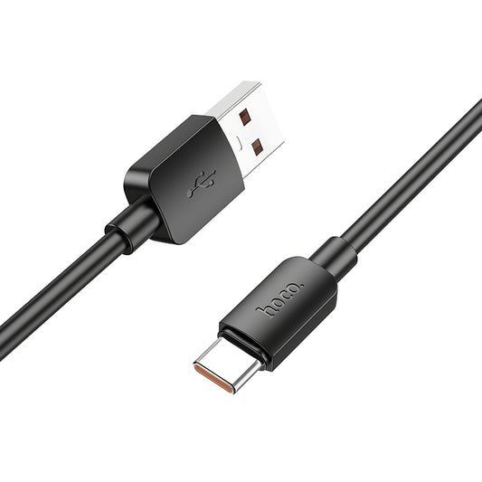 Dátový a nabíjací kábel USB-A - USB-C HOCO X96, 100 W, 1 m, čierny 