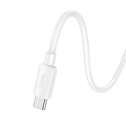Dátový a nabíjací kábel USB-A - USB-C HOCO X96, 27W, 1m, Biela
