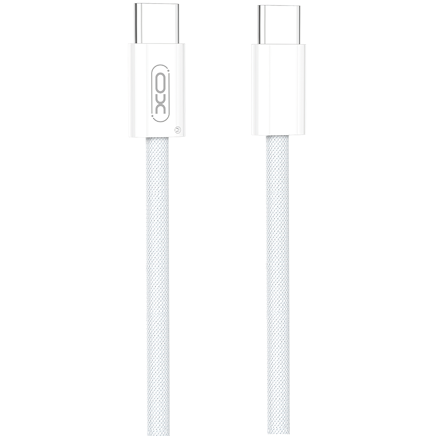 Dátový a nabíjací kábel USB-C - USB-C XO Design NB-Q260A, 60W, 1m, Biela