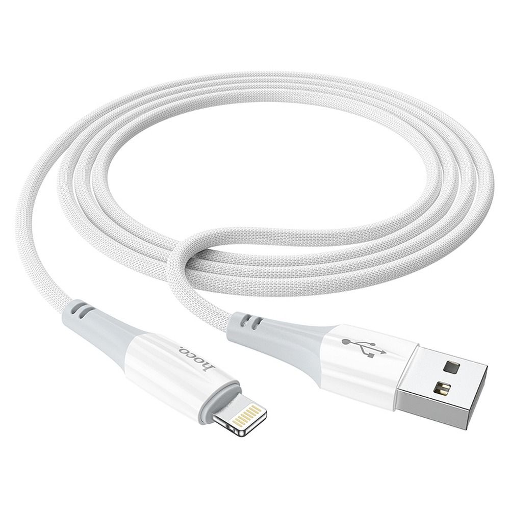 Dátový a nabíjací kábel USB-A - Lightning HOCO X70, 18W, 1m, Biela