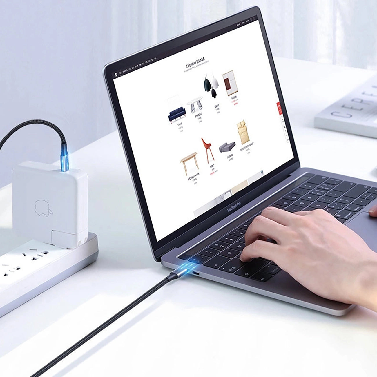 Dátový a nabíjací kábel USB-C - USB-C UGREEN US316, 100W, 1,5m, Sivý