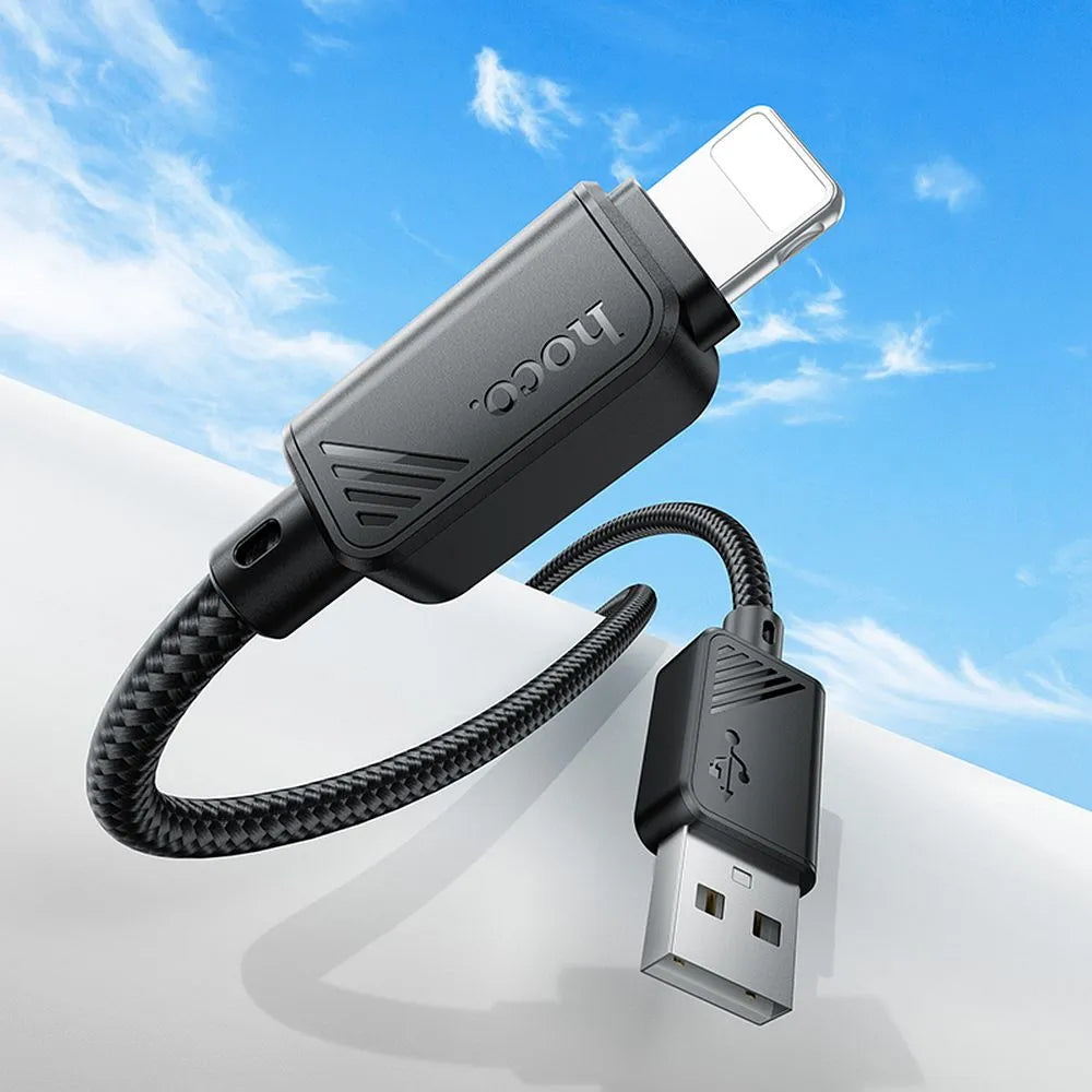 Dátový a nabíjací kábel USB-A - Lightning HOCO X113, 18W, 1m, čierny