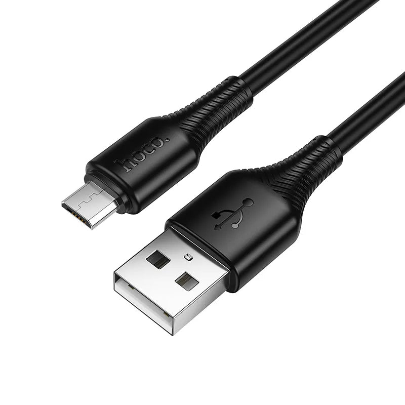 Dátový a nabíjací kábel USB-A - microUSB HOCO X120, 18W, 1m, čierny