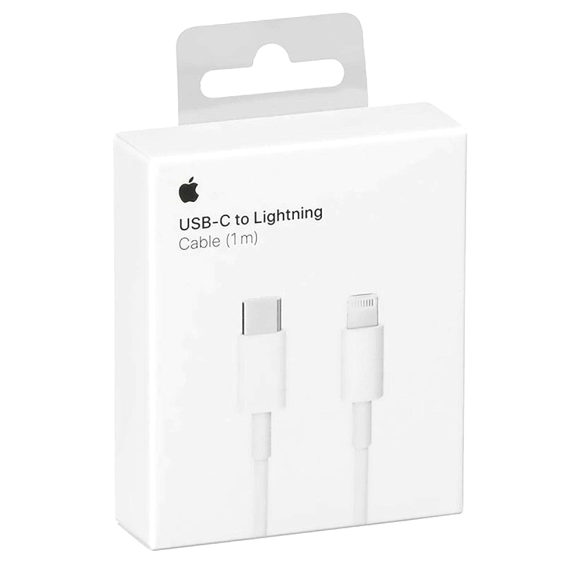 Dátový a nabíjací kábel USB-C - Lightning Apple, 1m, Biela, Swap