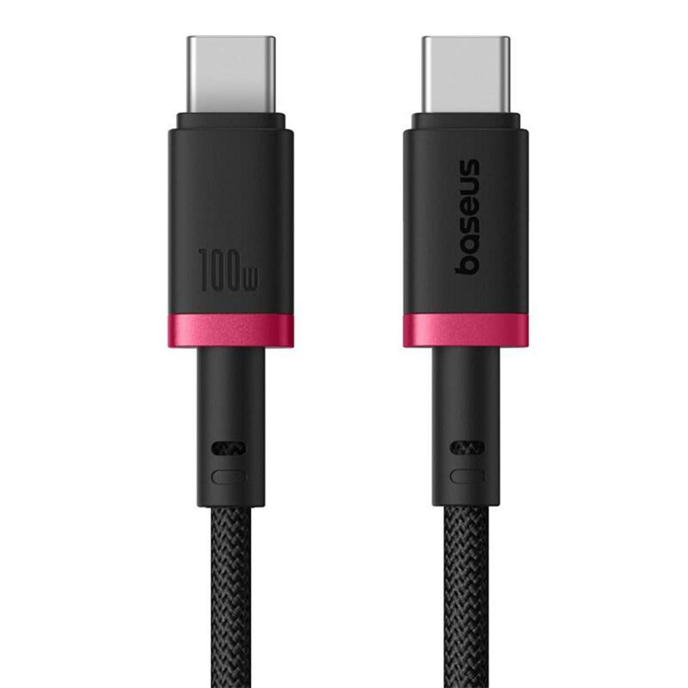 Dátový a nabíjací kábel USB-C - USB-C Baseus Dura Series, 100W, 1m, Červený P10377803U01-01
