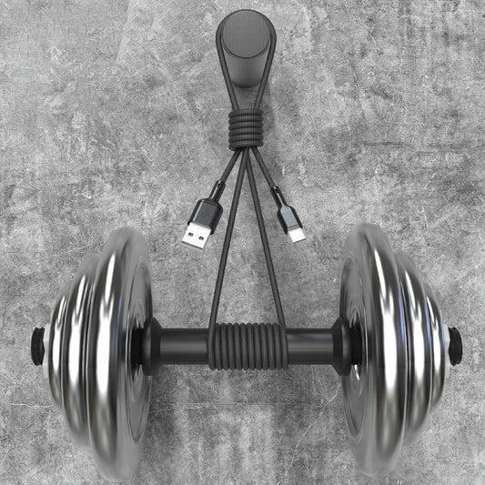 Dátový a nabíjací kábel USB-A - USB-C Dudao L9T, 100W, 1m, čierny