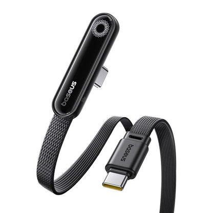 Dátový a nabíjací kábel USB-C - USB-C Baseus MVP 3, 100W, 1m, Čierny P10382500121-00