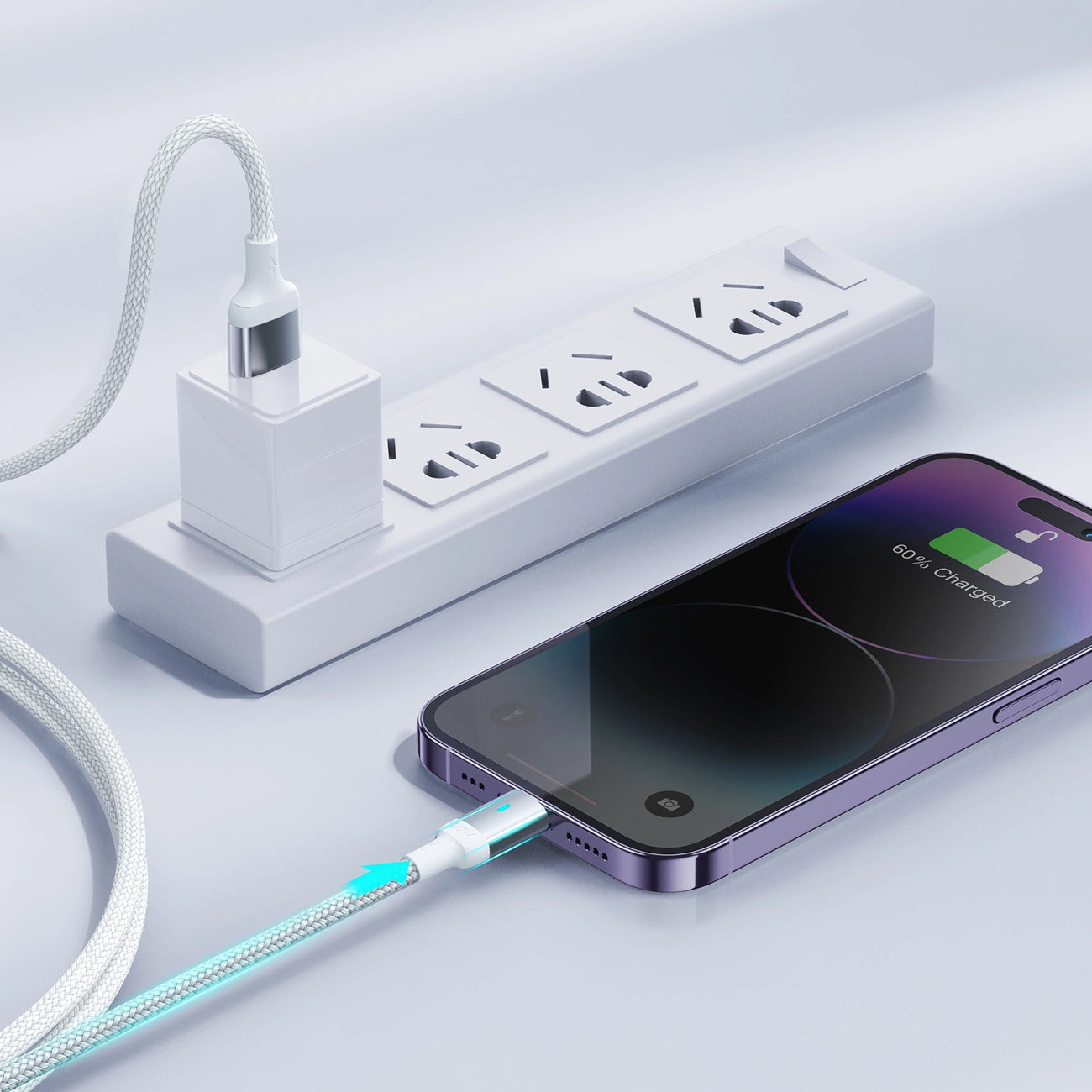 Dátový a nabíjací kábel USB-C - Lightning Joyroom S-A10, 20W, 1.2m, biely