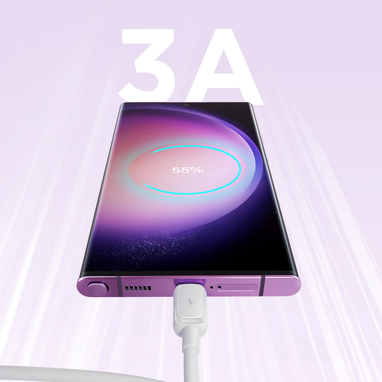 Dátový a nabíjací kábel USB-A - USB-C Joyroom S-A14, 20W, 1.2m, Biela