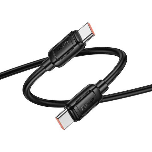 Dátový a nabíjací kábel USB-C - USB-C HOCO X115, 240W, 1m, čierny