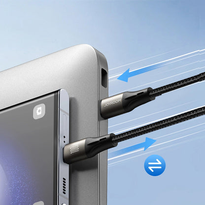 USB-C Data and Charging Cable - USB-C Joyroom S-A25 Light-Speed, 100W, 1.2m, Black