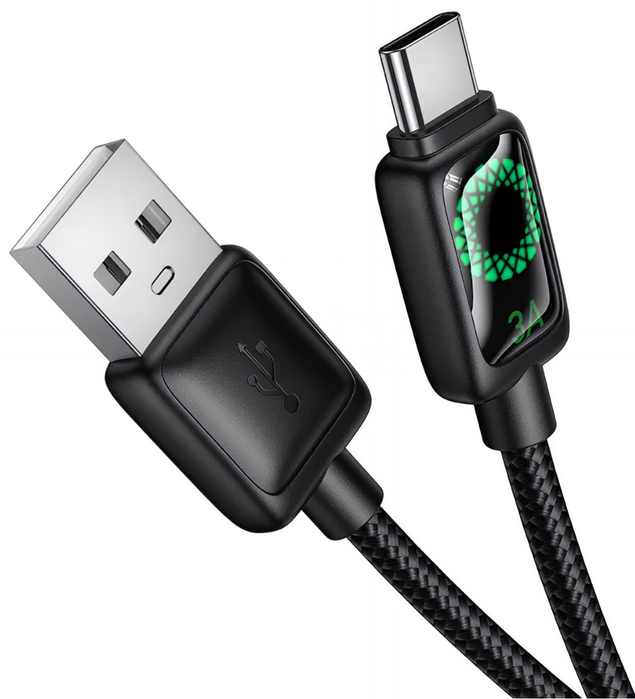 Dátový a nabíjací kábel USB-A - USB-C HOCO U146, 36W, 1.2m, čierny