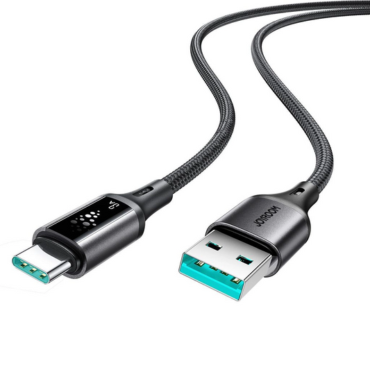 Dátový a nabíjací kábel USB-A - USB-C Joyroom S-A60 StarTalk, 18W, 1.2m, čierny