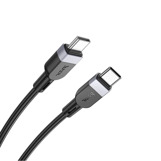 Dátový a nabíjací kábel USB-C - USB-C HOCO X109, 60W, 1m, čierny