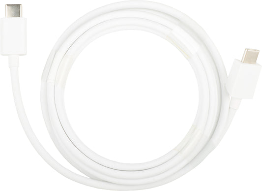 Dátový a nabíjací kábel USB-C - USB-C Google, 30W, 3m, Biela