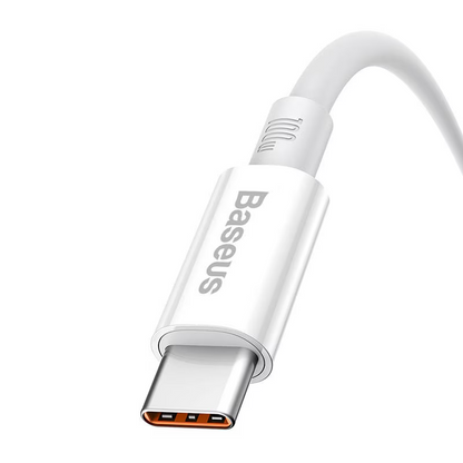 Dátový a nabíjací kábel USB-A - USB-C Baseus Superior Series, 100W, 1m, Biela P10320102214-01