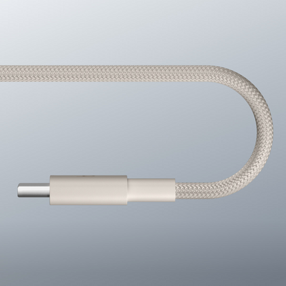 Dátový a nabíjací kábel USB-C - USB-C Beats, 1,5 m, Béžový MDGD4ZM/A