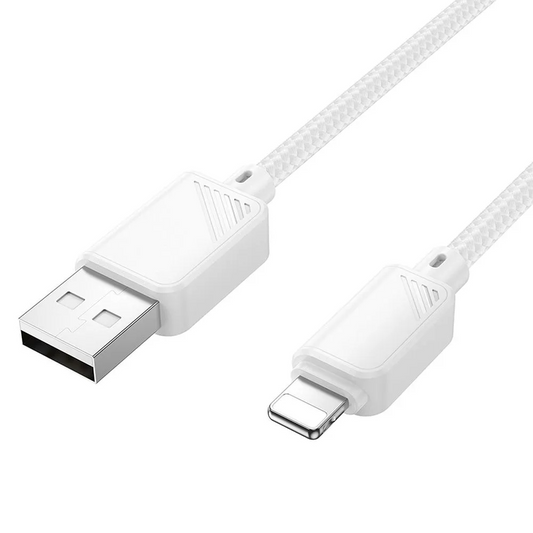 Dátový a nabíjací kábel USB-A - Lightning HOCO X113, 18W, 1m, biely
