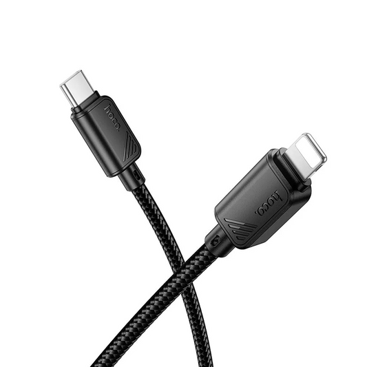 Dátový a nabíjací kábel USB-C - Lightning HOCO X113, 27W, 1m, čierny